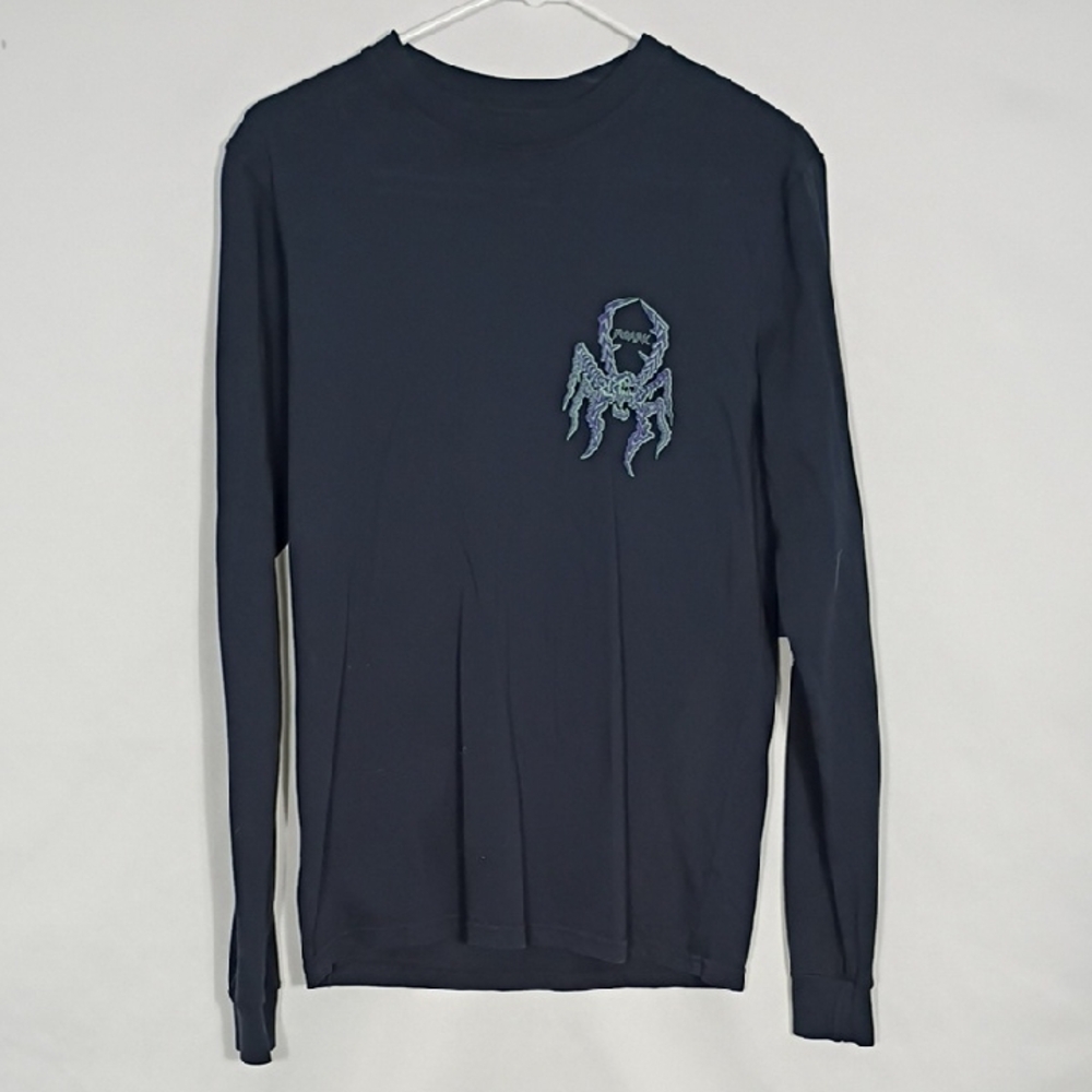 NWT Roark Jamie Thomas Capsule Long Sleeve Tee Dark Navy Jtyokai Mens Size XS